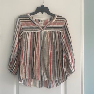 Striped 3/4  shirt
